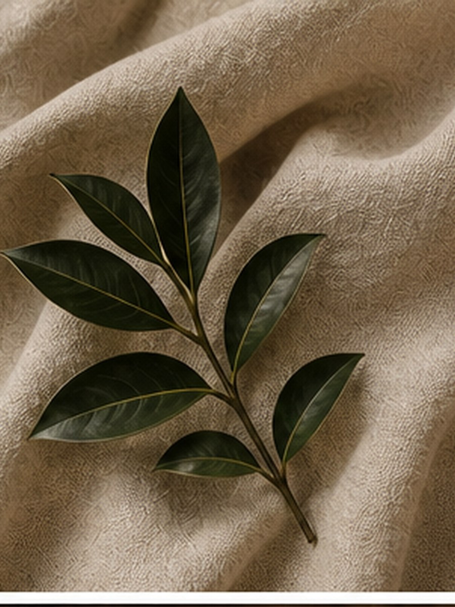 Natural linen and ritual material at Isiwara Paura Sigiriya